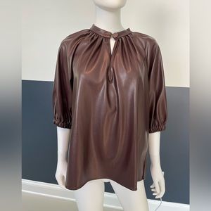 Brown zara shirt